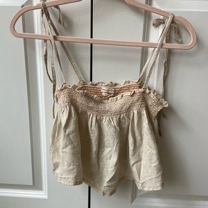 NWT UO Crop Top Linen